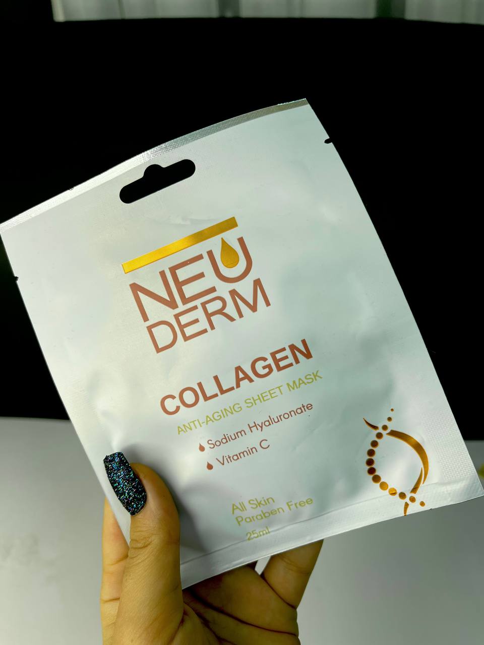 ماسک صورت ورقه ای کلاژن نئودرم NEUDERM مخصوص انواع پوست