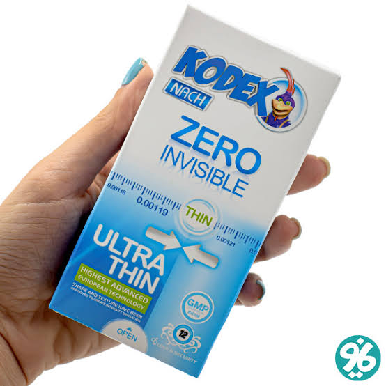 کاندوم فوق العاده نازک و نامرئی زیرو کدکس 12 عددی